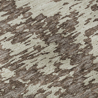 Piper Looms Mayfield Abstract AMF946 Brown Machine Washable Area Rug Swatch Image