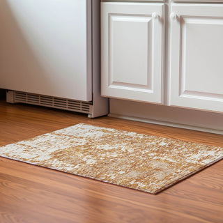 Piper Looms Mayfield Abstract AMF946 Copper Machine Washable Area Rug Scatter Lifestyle Image Feature
