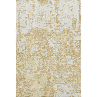 Piper Looms Mayfield Abstract AMF946 Gold Machine Washable Area Rug main image