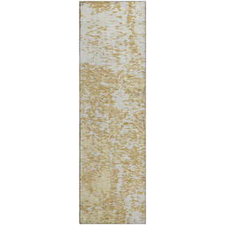Piper Looms Mayfield Abstract AMF946 Gold Machine Washable Area Rug Runner Main Image