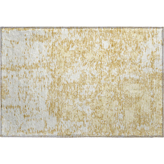 Piper Looms Mayfield Abstract AMF946 Gold Machine Washable Area Rug Scatter Main Image