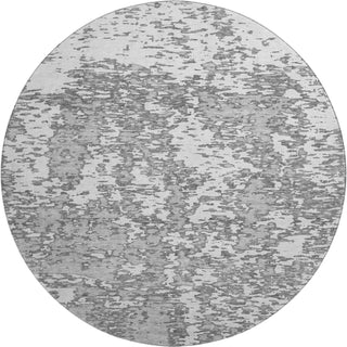 Piper Looms Mayfield Abstract AMF946 Gray Machine Washable Area Rug Round Main Image