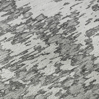 Piper Looms Mayfield Abstract AMF946 Gray Machine Washable Area Rug Swatch Image