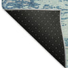 Piper Looms Mayfield Abstract AMF946 Teal Machine Washable Area Rug Backing Image