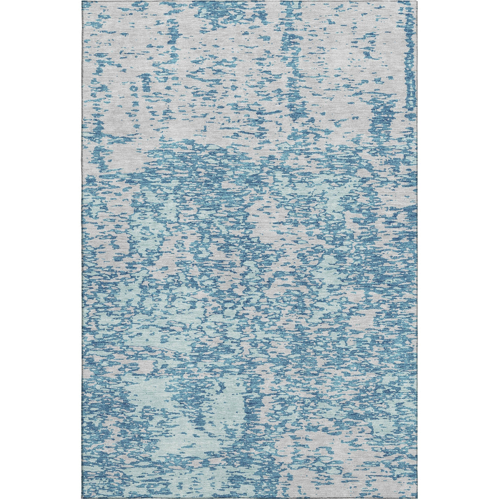 Piper Looms Mayfield Abstract AMF946 Teal Machine Washable Area Rug main image