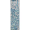 Piper Looms Mayfield Abstract AMF946 Teal Machine Washable Area Rug Runner Main Image