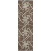 Piper Looms Mayfield Geometric AMF947 Brown Machine Washable Area Rug Runner Main Image
