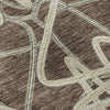 Piper Looms Mayfield Geometric AMF947 Brown Machine Washable Area Rug Swatch Image