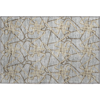 Piper Looms Mayfield Geometric AMF947 Gray Machine Washable Area Rug Scatter Main Image