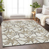 Piper Looms Mayfield Geometric AMF947 Ivory Machine Washable Area Rug Lifestyle Image Feature