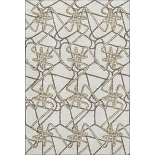 Piper Looms Mayfield Geometric AMF947 Ivory Machine Washable Area Rug main image