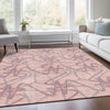 Piper Looms Mayfield Geometric AMF947 Pink Machine Washable Area Rug Lifestyle Image Feature
