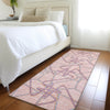 Piper Looms Mayfield Geometric AMF947 Pink Machine Washable Area Rug Runner Lifestyle Image Feature