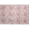 Piper Looms Mayfield Geometric AMF947 Pink Machine Washable Area Rug Scatter Main Image