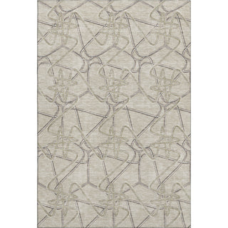 Piper Looms Mayfield Geometric AMF947 Putty Machine Washable Area Rug main image