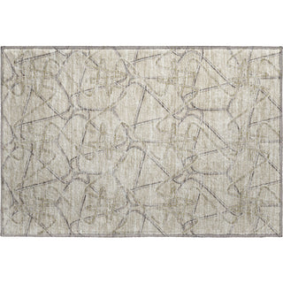 Piper Looms Mayfield Geometric AMF947 Putty Machine Washable Area Rug Scatter Main Image