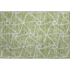 Piper Looms Mayfield Geometric AMF948 Aloe Machine Washable Area Rug Scatter Main Image