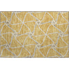 Piper Looms Mayfield Geometric AMF948 Gold Machine Washable Area Rug Scatter Main Image