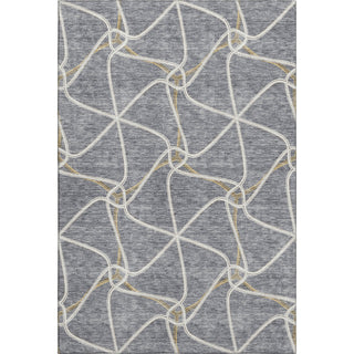 Piper Looms Mayfield Geometric AMF948 Gray Machine Washable Area Rug main image