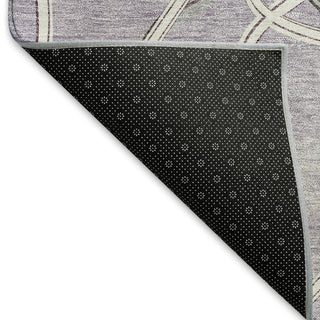 Piper Looms Mayfield Geometric AMF948 Lavender Machine Washable Area Rug Backing Image