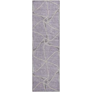 Piper Looms Mayfield Geometric AMF948 Lavender Machine Washable Area Rug Runner Main Image