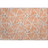 Piper Looms Mayfield Geometric AMF948 Salmon Machine Washable Area Rug Scatter Main Image