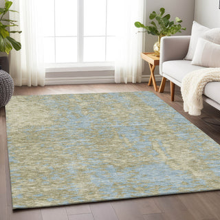 Piper Looms Mayfield Abstract AMF949 Beige Machine Washable Area Rug Lifestyle Image Feature