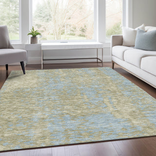 Piper Looms Mayfield Abstract AMF949 Beige Machine Washable Area Rug Lifestyle Image Feature