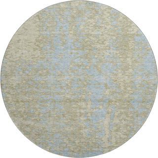 Piper Looms Mayfield Abstract AMF949 Beige Machine Washable Area Rug Round Main Image