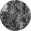 Piper Looms Mayfield Abstract AMF949 Black Machine Washable Area Rug Round Main Image