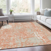 Piper Looms Mayfield Abstract AMF949 Coral Machine Washable Area Rug Lifestyle Image Feature