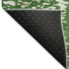 Piper Looms Mayfield Abstract AMF949 Emerald Machine Washable Area Rug Backing Image