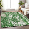 Piper Looms Mayfield Abstract AMF949 Emerald Machine Washable Area Rug Lifestyle Image Feature