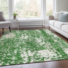 Piper Looms Mayfield Abstract AMF949 Emerald Machine Washable Area Rug Lifestyle Image Feature