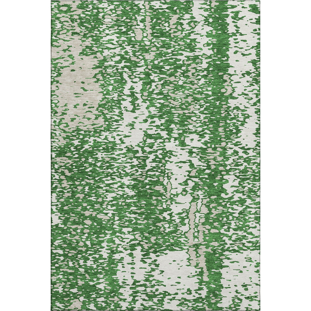 Piper Looms Mayfield Abstract AMF949 Emerald Machine Washable Area Rug main image