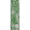 Piper Looms Mayfield Abstract AMF949 Emerald Machine Washable Area Rug Runner Main Image