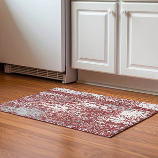 Piper Looms Mayfield Abstract AMF949 Garnet Machine Washable Area Rug Scatter Lifestyle Image Feature