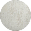 Piper Looms Mayfield Abstract AMF949 Ivory Machine Washable Area Rug Round Main Image
