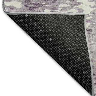 Piper Looms Mayfield Abstract AMF949 Lavender Machine Washable Area Rug Backing Image