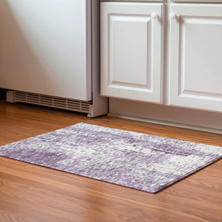 Piper Looms Mayfield Abstract AMF949 Lavender Machine Washable Area Rug Scatter Lifestyle Image Feature