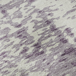 Piper Looms Mayfield Abstract AMF949 Lavender Machine Washable Area Rug Swatch Image