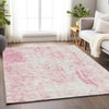 Piper Looms Mayfield Abstract AMF949 Pink Machine Washable Area Rug Lifestyle Image Feature