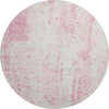 Piper Looms Mayfield Abstract AMF949 Pink Machine Washable Area Rug Round Main Image