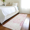 Piper Looms Mayfield Abstract AMF949 Pink Machine Washable Area Rug Runner Lifestyle Image Feature