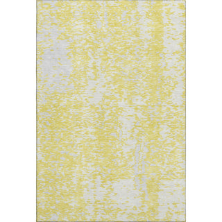 Piper Looms Mayfield Abstract AMF949 Yellow Machine Washable Area Rug main image