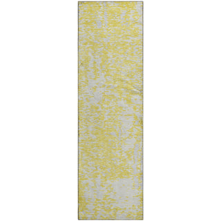 Piper Looms Mayfield Abstract AMF949 Yellow Machine Washable Area Rug Runner Main Image