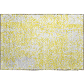 Piper Looms Mayfield Abstract AMF949 Yellow Machine Washable Area Rug Scatter Main Image