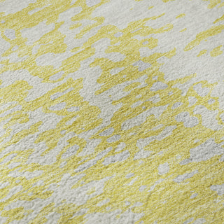 Piper Looms Mayfield Abstract AMF949 Yellow Machine Washable Area Rug Swatch Image