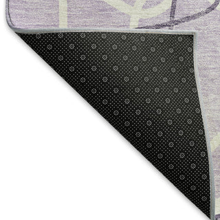 Piper Looms Mayfield Geometric AMF950 Lavender Machine Washable Area Rug Backing Image