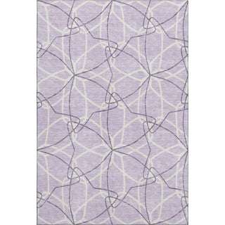 Piper Looms Mayfield Geometric AMF950 Lavender Machine Washable Area Rug main image